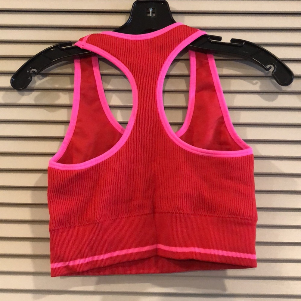 Women's Soul by Soulcycle Long Line Sports Bra Size Medium in Red - Picture 4 of 4